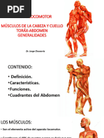 Clase N 5 Músculos Generalidades, Cabeza-Cuello-Torax-Abdomen 2023