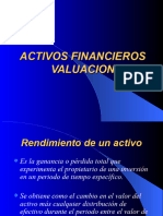 Valuacion de Activos Financieros