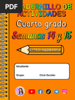 ? 4° S14-S15 - CUADERNILLO DE ACTIVIDADES ? Esmeralda Te Enseña ? ANEXOS?