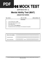 Mat-Mvpp Mock Test-6 - PH - F