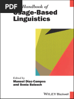 Díaz-Campose and Balasch - The Handbook of Usage-Based Linguistics