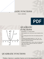 Chapter 5 - Quadratic Functions