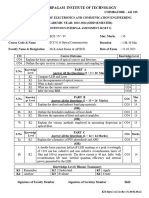 EC8751 - Optical Communication - CIA 2 - S E T 1