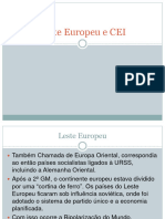 Leste Europeu e CEI