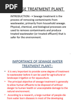 Sewage Treatment Plant