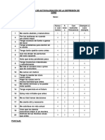 Escala de Autovaloración de La Depresión de Zung