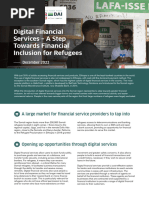 Digital Financial Services - Towards Financial Inclusion For Refugees