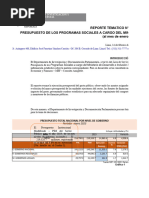 RT 85 Presup D L Programas Soc Midis