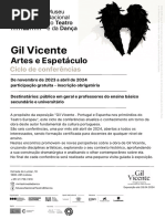 Gil Vicente. Artes e Espetáculo