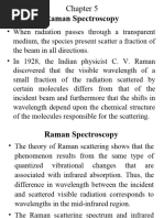 Chapiter 5 RAMAN Spectros