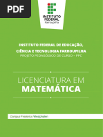 PPC Licenciatura em Matemática FW - 2023