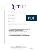 EN ITIL4 MP-HVIT 2020 SamplePaper2 QuestionBk v1.1