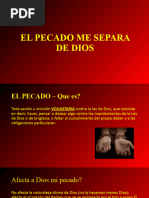 El Pecado Me Separa de Dios