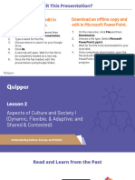 UCSP 11 - 12 Q1 0302 Aspects of Culture and Society I (Dynamic, Flexible, & Adaptive and Shared & Contested) PS