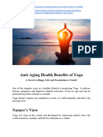 Anti Aging Health Benefits of Yoga