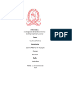 Investigación de Análisis Interno de Empresa Internacional