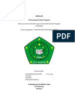 Perencanaan Evaluasi Program