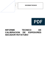 Informe Tecnico Calibracion