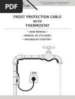 Manual de Utilizare Cablu Anti-Îngheț Cu Termostat