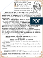 19ème Dimanche Ordinaire Année A 17hv