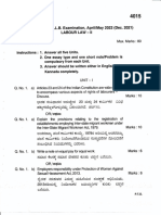 LABOUR LAW - II April, May 2022 (Dec 2021)