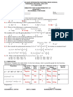 Q2 - Summative Test 1 - Key