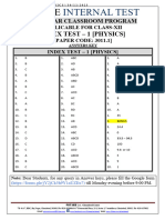 Index Test-1 (Physic - PVK) - Final Paper