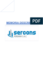 Memoria Descriptiva Desmontaje, Fabricacion y Montaje de Transportador de Malla