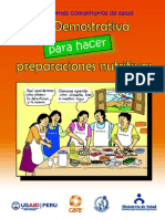 Guia de Sesiones Demostrativas en Preparaciones Nutritivas - MINSA