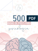 500 Ideias de Posts para Psicologos