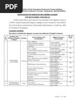 TS Residential Degree Colleges