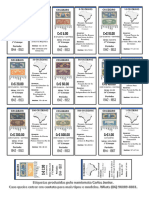 159 Etiquetas - Uma de Cada Cédula - Sem A Chancelas - Paulo