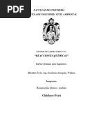 Reacciones Químicas Informe