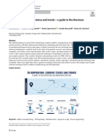 3D Bioprinting: Current Status and Trends-A Guide To The Literature and Industrial Practice