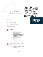 Sisteme de Calcul. Componenta Hardware