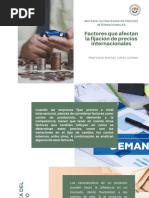 9.2 Factores Que Afectan La Fijación de Precios Internacionales