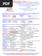 (Cô Vũ Mai Phương) Đề thi thử tốt nghiệp THPT Quốc Gia 2024 - Đề số01