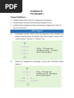 Modul Praktikum III