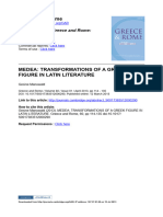 Medea-Transformations of A Greek Figure in Roman Literatures - Gesine Manuwald