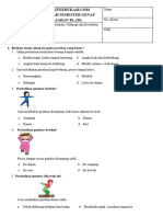 Soal PTS 2 PJOK Kelas 3 K13