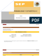 Probabilidad y Estadistica Ii