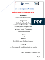 4.5. Cuestionario Administración de Inventarios