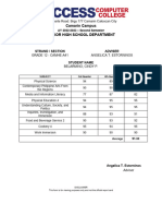 GRADES 2nd SEMESTER TO PRINT