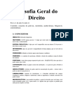 Filosofia Geral Do Direito PROVA 2