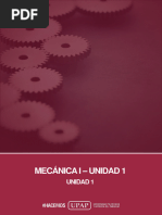 Unidad I - Contenido - Mecánica I