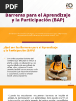 Barreras para El Aprendizaje y La Participación (BAP)