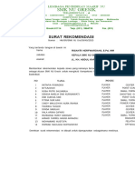 Surat Rekomendasi - Perbasi