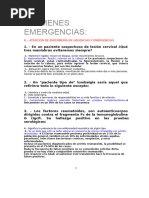 Examen Emergencias Toda Asignatura