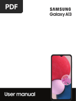 Samsung Galaxy A13 English User Manual