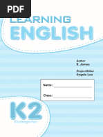 LEARNING ENGLISH Kindergarten 2 - Sample Pages